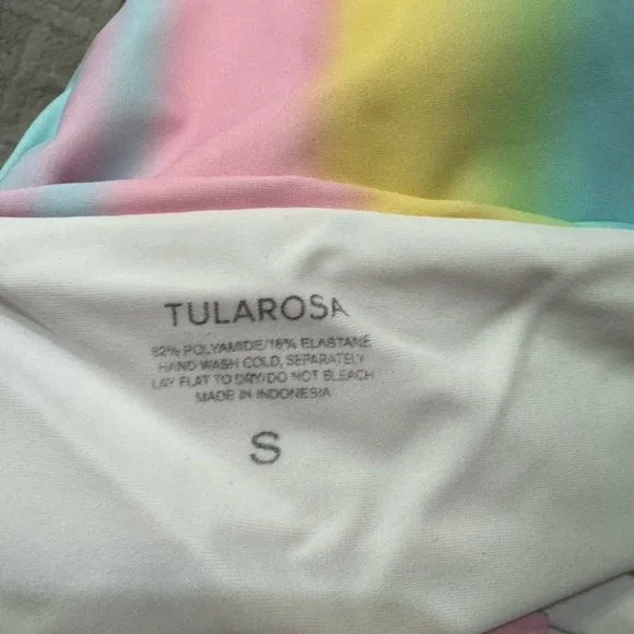 Tularosa Karmen One Piece Pastel Rainbow Swimsuit - Picture 4 of 4